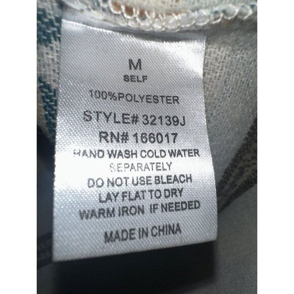 NWOT BlueโB Collection Tan, Brown & Blue Button Up Aztec Shacket Size Medium - Picture 11 of 14